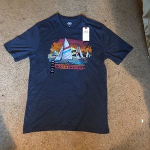 nwt men’s small izod saltwater sail boat t shirt